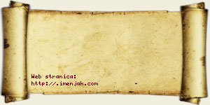 Hana Bebić vizit kartica